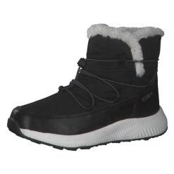 Śniegowce damskie CMP SHERATAN. Czarne trapery i śniegowce CMP, z materiału, za kostkę. Za 332.60 zł.