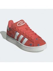 Adidas Skórzane sneakersy "Campus 00s" w kolorze pomarańczowym rozmiar: 36. Pomarańczowe trampki Adidas, bez wzorów, bez zapięcia. Za 309.65 zł.