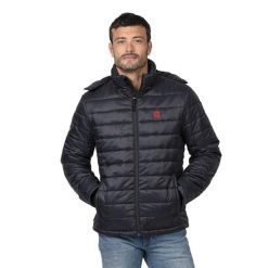 Ogrzewana kurtka EVO. Czarne kurtki narciarskie G-HEAT, l, bez wzorów, z kapturem, narciarskie. Za 647.44 zł.