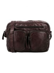 HIDE & STITCHES Skórzana torebka w kolorze brązowym - 23 x 17 x 5 cm rozmiar: onesize. Brązowe torby na ramię HIDE & STITCHES, bez wzorów, z materiału, na ramię, bez dodatków. Za 208.99 zł.