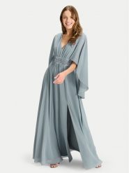 Swing Sukienka wieczorowa 5AI10300 Niebieski Regular Fit. Niebieskie sukienki Swing, bez wzorów, z syntetyku, wizytowe, bez kołnierzyka, bez ramiączek. Za 969.99 zł.