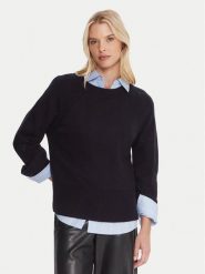 Marella Sweter Alaska 2525366102 Granatowy Regular Fit. Niebieskie swetry Marella, xxl, bez wzorów, z wełny, bez ramiączek. Za 759.99 zł.