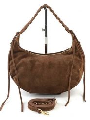 Amara Skórzana torebka "Lunaria" w kolorze brązowym - 33 x 20 x 13 cm rozmiar: onesize. Brązowe torby na ramię Amara, bez wzorów, z materiału, przez ramię, bez dodatków. Za 384.71 zł.