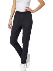 Heine Dżinsy - Regular fit - w kolorze antracytowym rozmiar: 40. Czarne jeansy Heine, bez wzorów. Za 43.99 zł.