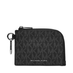 Bilonówka MICHAEL Michael Kors. Czarne portfele MICHAEL Michael Kors, bez wzorów. Za 409.99 zł.