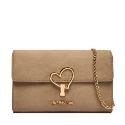 Torebka LOVE MOSCHINO. Brązowe torebki klasyczne Love Moschino, bez wzorów, bez dodatków. Za 619.99 zł.