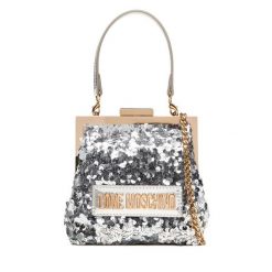 Torebka LOVE MOSCHINO. Szare torebki klasyczne Love Moschino, bez wzorów, bez dodatków. Za 699.99 zł.