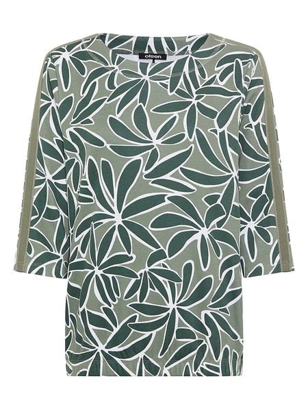 Olsen Bluza w kolorze khaki rozmiar: 40. Brązowe bluzy Olsen, bez wzorów, bez kaptura. Za 89.95 zł.