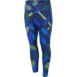 Legginsy treningowe damskie SPDF201 - multikolor allover. Legginsy 4f. W wyprzedaży za 79.99 zł.