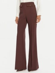Elisabetta Franchi Spodnie materiałowe PA-121-56E2-V380 Brązowy Regular Fit. Brązowe spodnie materiałowe Elisabetta Franchi, bez wzorów, z materiału. Za 1,649.00 zł.