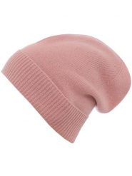 Zwillingsherz Kaszmirowa czapka beanie w kolorze jasnoróżowym rozmiar: onesize. Różowe czapki Zwillingsherz, bez wzorów, z kaszmiru. Za 184.95 zł.