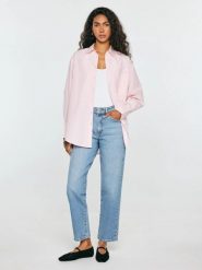 Koszula damska oversize różowa lamesa 600. Czerwone koszule Big Star, l, bez wzorów, z bawełny, eleganckie, z asymetrycznym kołnierzem, bez ramiączek. Za 229.99 zł.