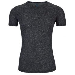 Koszulka tech. damska Odlo T-shirt crew neck ACTIVE 365 LINENCO. Żółte bluzki Odlo, s, bez wzorów, bez kołnierzyka, bez ramiączek. Za 214.99 zł.