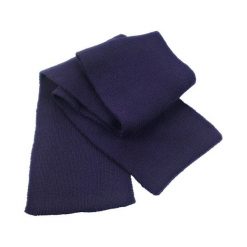 Klasyczny Ciężki Szalik Z Dzianiny. Niebieskie szaliki RESULT WINTER ESSENTIALS, bez wzorów, z dzianiny, klasyczne. Za 57.99 zł.