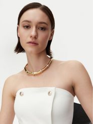 Guess Naszyjnik JUBN05 159JW Złoty. Żółte naszyjniki Guess, metalowe. Za 399.99 zł.