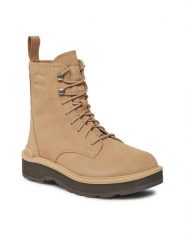 Sorel Botki Hi-Line™ Lace NL4879-262 Brązowy. Brązowe botki Sorel, bez wzorów, ze skóry, bez obcasa, na płaskiej podeszwie, bez zapięcia. Za 663.99 zł.