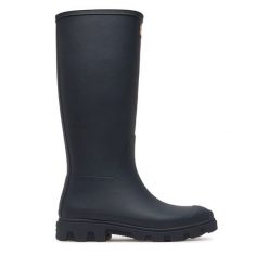 Kalosze Hunter. Niebieskie kalosze Hunter, bez wzorów. Za 359.99 zł.