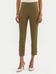 Rinascimento Spodnie materiałowe CFC0122858003 Khaki Regular Fit. Brązowe spodnie materiałowe Rinascimento, s, bez wzorów, z materiału. Za 289.99 zł.