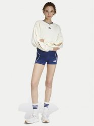 Adidas Bluza Stadium JZ1074 Biały Loose Fit. Białe bluzy Adidas, m, bez wzorów, z bawełny, bez kaptura. Za 299.99 zł.