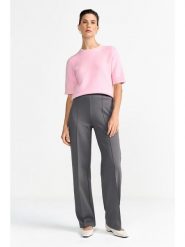 Rich & Royal Dzianinowa bluzka w kolorze jasnoróżowym rozmiar: XL. Różowe bluzki Rich & Royal, xl, bez wzorów, z dzianiny, bez kołnierzyka, bez ramiączek. Za 209.33 zł.