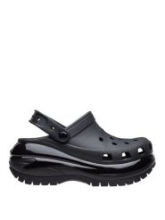 Crocs Klapki Classic Mega Crush Clog 207988 Czarny. Czarne klapki Crocs, bez wzorów, z tworzywa sztucznego, bez obcasa. Za 229.99 zł.