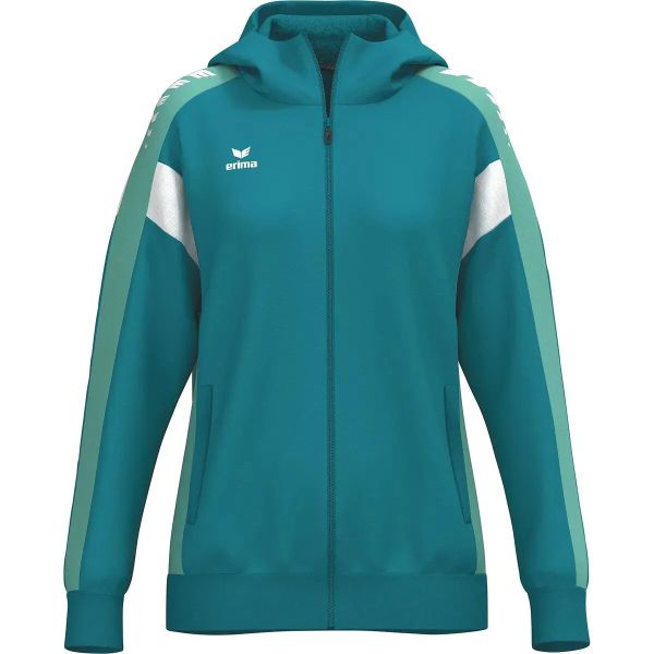 Bluza damska z kapturem Erima Celebrate 125 Training. Brązowe bluzy Erima, bez wzorów, z materiału, z kapturem. Za 225.00 zł.