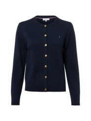 Tommy Hilfiger Kardigan Kobiety niebieski, M. Niebieskie kardigany TOMMY HILFIGER, m, bez wzorów, z bawełny. Za 489.95 zł.