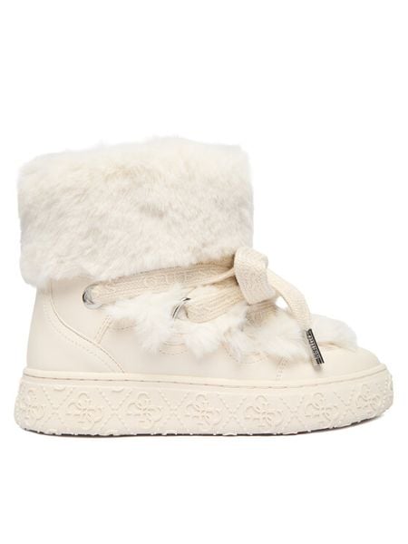 Guess Śniegowce FLFUEK FUR10 Écru. Trapery i śniegowce Guess, z materiału. Za 769.99 zł.