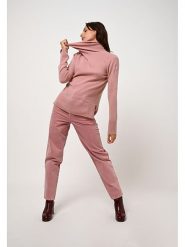 AUTHENTIC CASHMERE Kaszmirowy golf "Fornet" w kolorze jasnoróżowym rozmiar: M. Różowe golfy AUTHENTIC CASHMERE, m, bez wzorów, z kaszmiru, bez ramiączek. Za 391.99 zł.