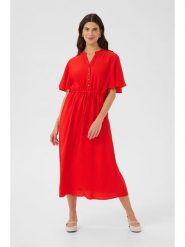 Cream Sukienka w kolorze czerwonym rozmiar: 36. Czerwone sukienki Cream, na co dzień, bez wzorów, bez kołnierzyka, bez ramiączek, midi, proste. Za 113.99 zł.