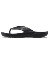 Crocs Japonki "Baya II" w kolorze czarnym rozmiar: 45/46. Czarne klapki Crocs, bez wzorów, z tworzywa sztucznego, z otwartym noskiem, bez obcasa. Za 74.81 zł.