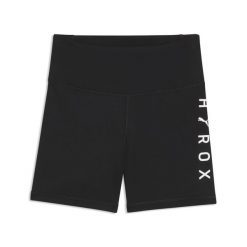 Damskie krótkie legginsy PUMA x HYROX Essentials 5" PUMA. Czarne legginsy Puma, l, bez wzorów, z dzianiny, krótkie. Za 179.00 zł.