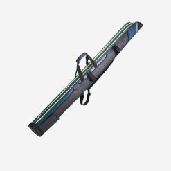Pokrowiec na wędki Caperlan Surfcasting 900. Brązowe czapki CAPERLAN, bez wzorów, z materiału. Za 349.99 zł.