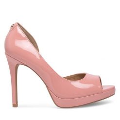 Szpilki Nine West. Czerwone szpilki Nine West, bez wzorów, bez obcasa, na szpilce, bez zapięcia. Za 175.99 zł.