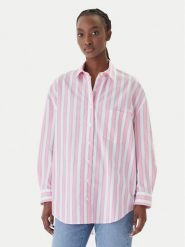 JOOP! Jeans Koszula Brenda 10100296 30101897 Różowy Oversize. Czerwone koszule Joop! Jeans, s, bez wzorów, z bawełny, bez kołnierzyka, bez ramiączek. Za 679.99 zł.