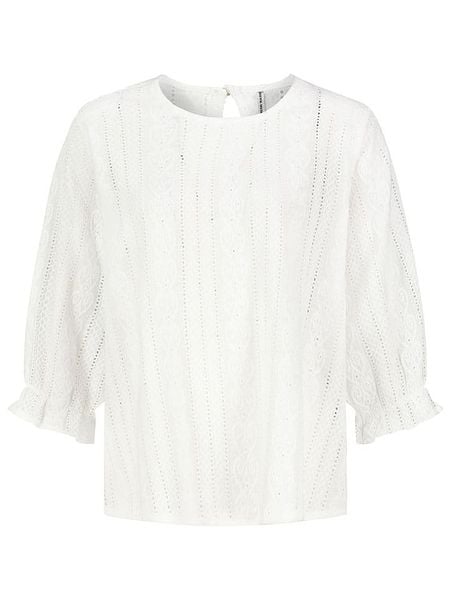 Sublevel Bluzka w kolorze białym rozmiar: S. Białe bluzki Sublevel, s, bez wzorów, bez kołnierzyka, bez ramiączek. Za 74.11 zł.