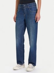 Guess Jeans Jeansy W5BA3O D0026 Niebieski Boyfriend Fit. Niebieskie jeansy Guess Jeans, z aplikacjami. Za 349.99 zł.