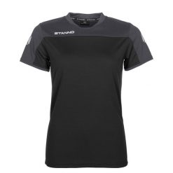 Damski jersey Stanno Pride. Czarne koszulki sportowe STANNO, bez wzorów, z jersey, bez ramiączek. Za 158.00 zł.