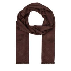 Szal Guess. Brązowe szaliki Guess, z aplikacjami. Za 194.99 zł.