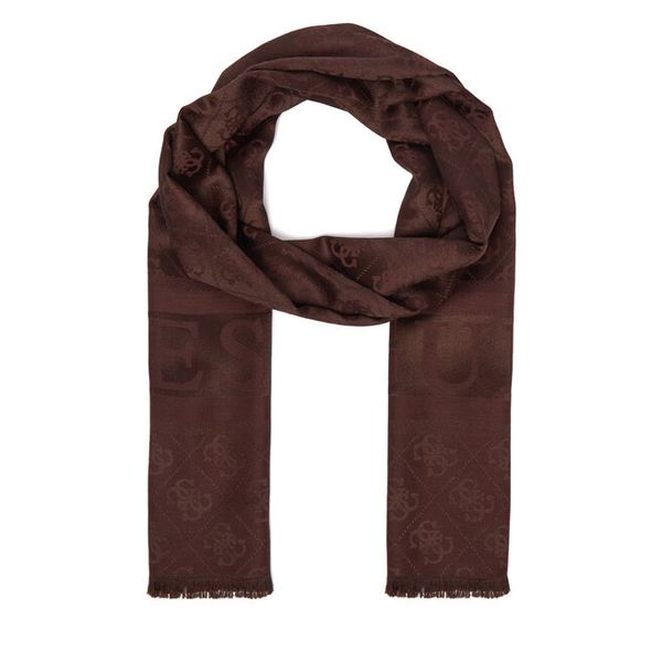 Szal Guess. Brązowe szaliki Guess, z aplikacjami. Za 194.99 zł.