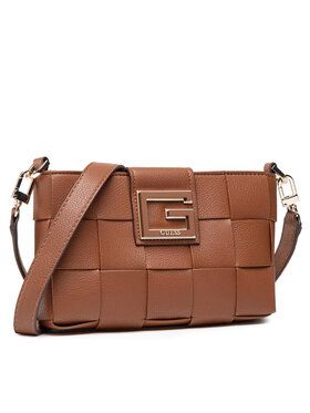 Torebka Guess. Brązowe torebki klasyczne Guess, z aplikacjami, bez dodatków. Za 589.99 zł.