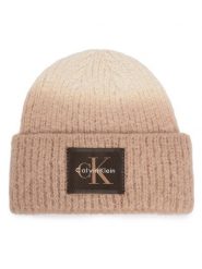 Calvin Klein Czapka LV04F8102G Beżowy. Brązowe czapki Calvin Klein, bez wzorów, z poliesteru. Za 209.99 zł.