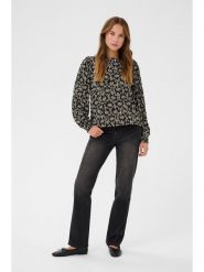 Kaffe Bluzka w kolorze czarnym rozmiar: 34. Czarne bluzki Kaffe, s, bez wzorów, z wiskozy, klasyczne, bez kołnierzyka, bez ramiączek. Za 86.99 zł.