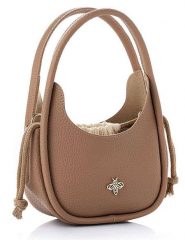 Lucky Bees Torebka "Hedy" w kolorze jasnobrązowym - 28 x 21 x 9 cm rozmiar: onesize. Brązowe torby na ramię Lucky Bees, bez wzorów, z materiału, na ramię, bez dodatków. Za 65.99 zł.