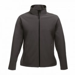 Kurtka Softshellowa Damska Do Druku. Czarne kurtki sportowe Regatta, xl, bez wzorów, z softshellu, bez kaptura, trekkingowe. Za 98.99 zł.