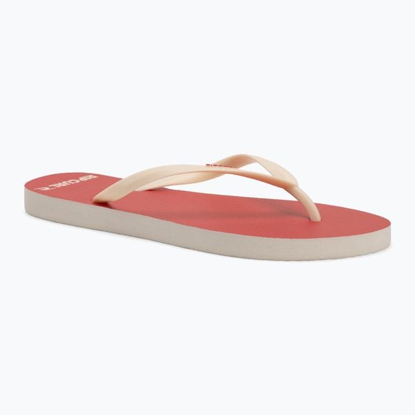 Japonki damskie Rip Curl Bondi Bloom. Czerwone klapki Rip Curl, bez wzorów, z materiału, bez obcasa. Za 58.99 zł.