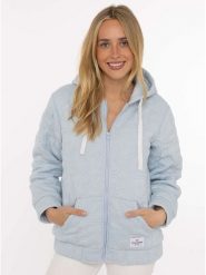 Zwillingsherz Bluza "Endless Love" w kolorze błękitnym rozmiar: L/XL. Niebieskie bluzy Zwillingsherz, l, bez wzorów, bez kaptura. Za 170.47 zł.
