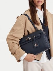 Beverly Hills Polo Club Torebka CEO-BHPC-C-011-10 Granatowy. Niebieskie torebki klasyczne Beverly Hills Polo Club, bez wzorów, ze skóry, bez dodatków. Za 229.99 zł.