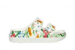 Klapki Laura Vita Nuon 17 Vert 202062, Biały, Tworzywo - 37. Białe klapki Laura Vita, bez wzorów, z materiału, bez obcasa. W wyprzedaży za 99.00 zł.