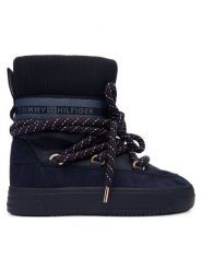 Tommy Hilfiger Śniegowce Tommytech Rwb Snowboot Warm FW0FW09163 Granatowy. Niebieskie trapery i śniegowce TOMMY HILFIGER, z materiału. Za 699.99 zł.